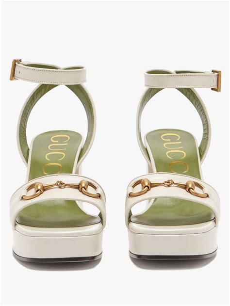 gucci houdan sandals|Gucci platform sandals.